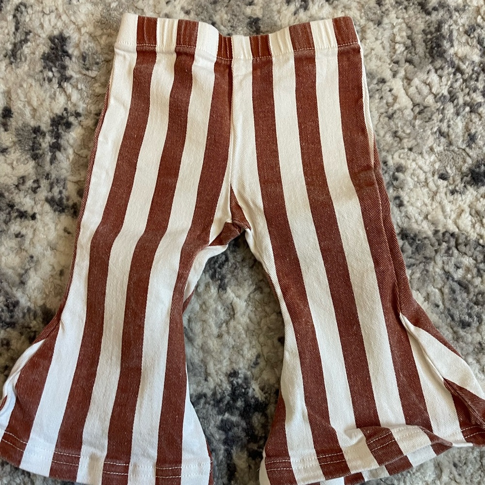 Striped Flare Pants